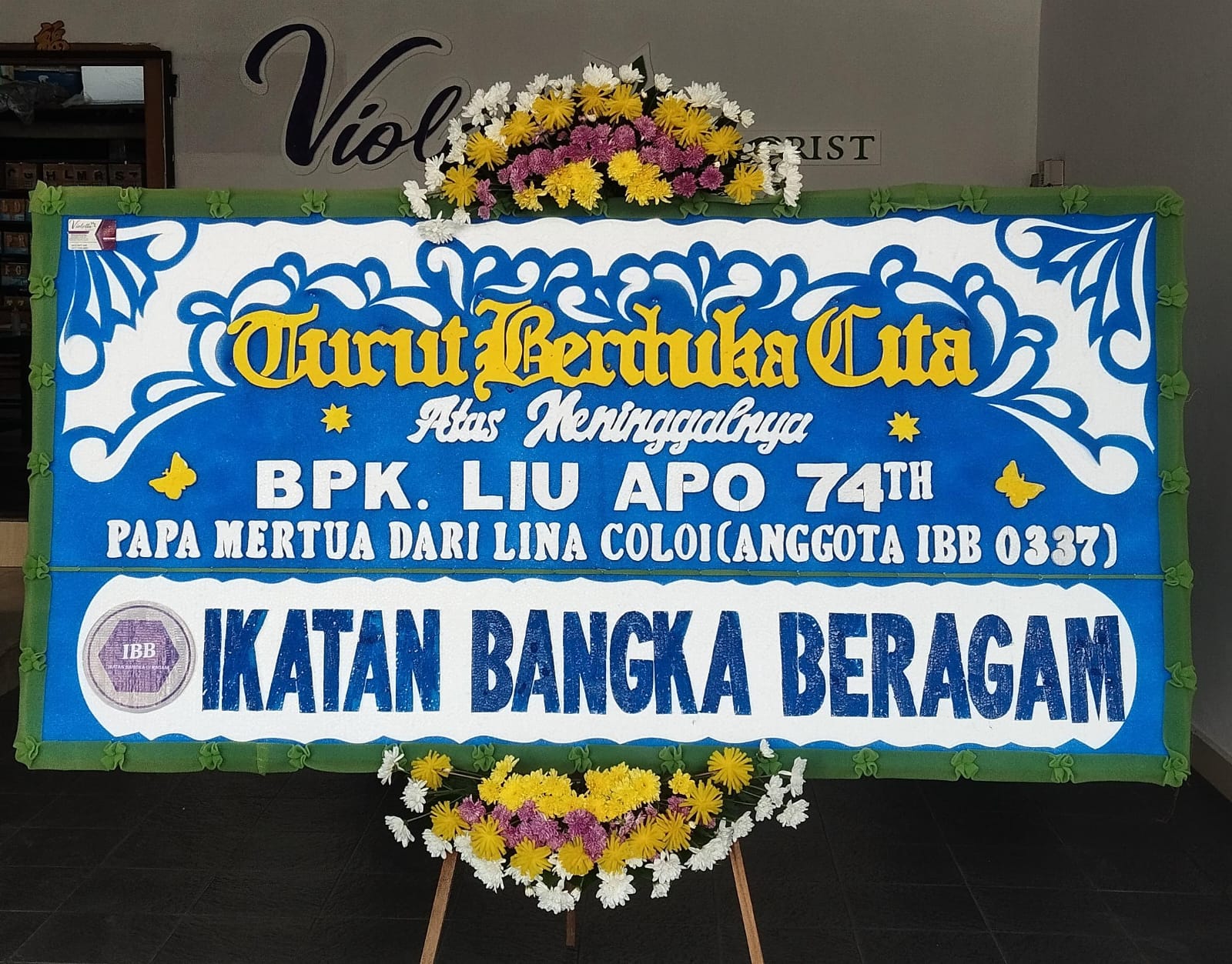 Telah Berpulang dengan Tenang, Bapak Liu A Po, Usia 74 Tahun